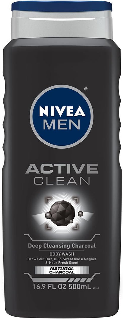 NIVEA MEN ACTIVE CLEAN LQ 16.9OZ