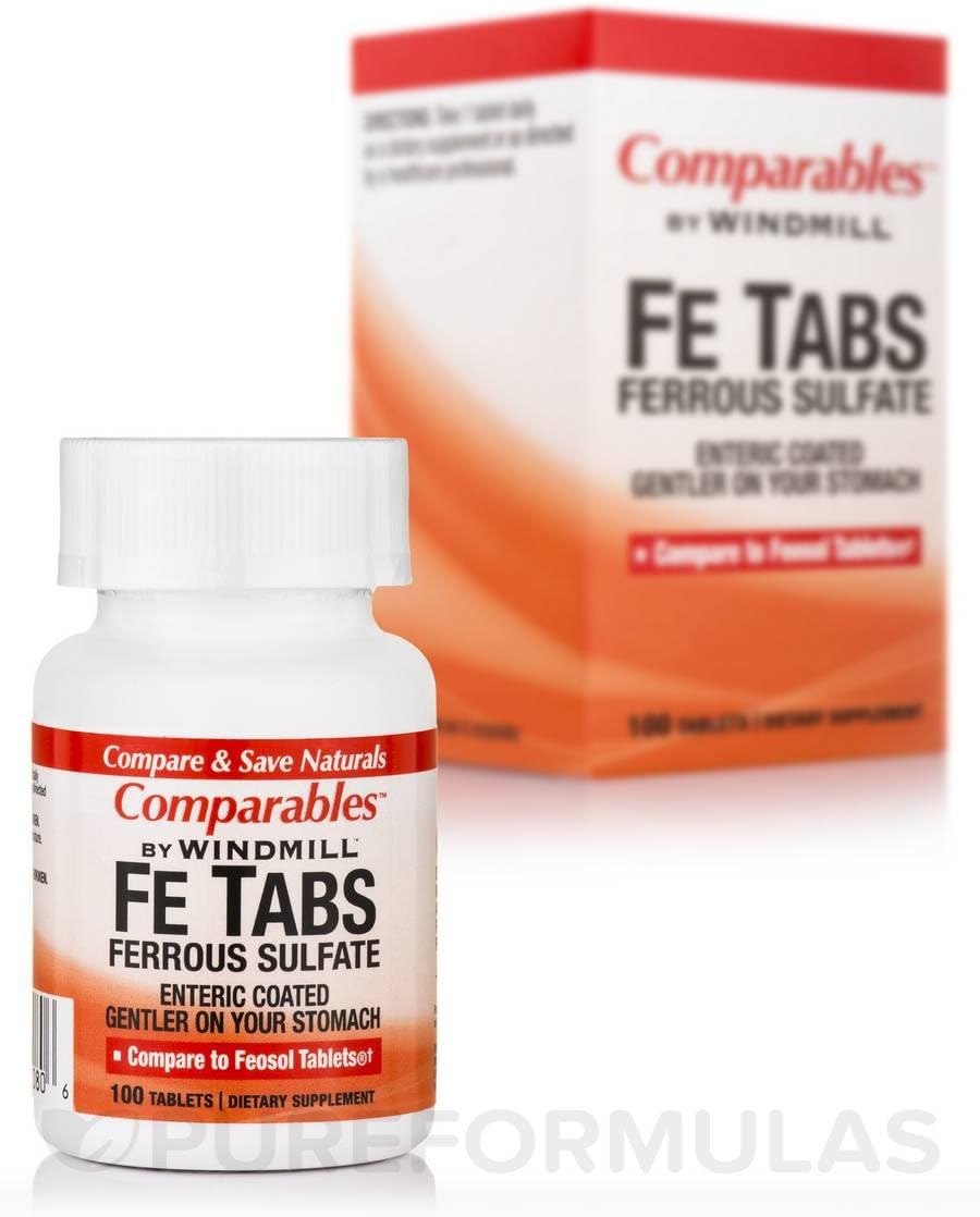 COMPARABLES FE GLU TB 27MG 100