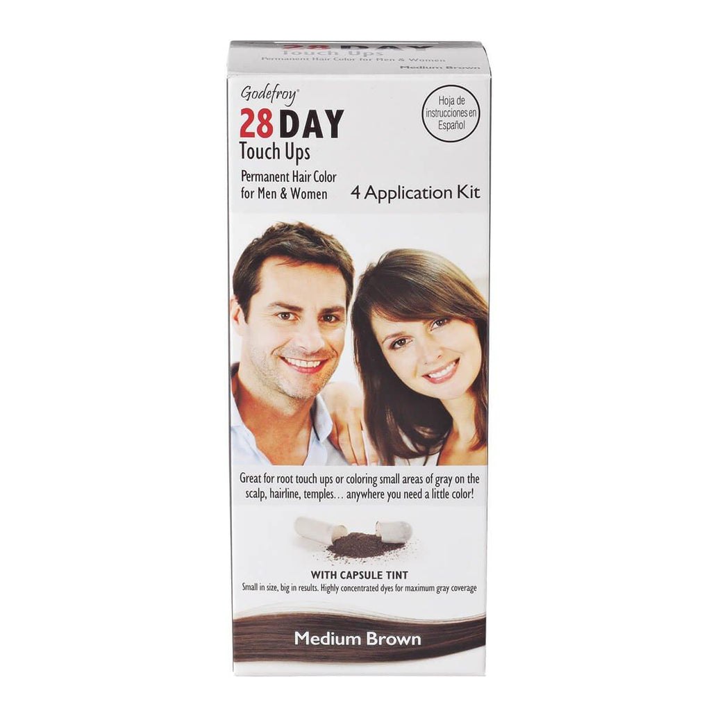 Godefroy 28 Day Touch Ups Medium Brown (4-App-Kit)