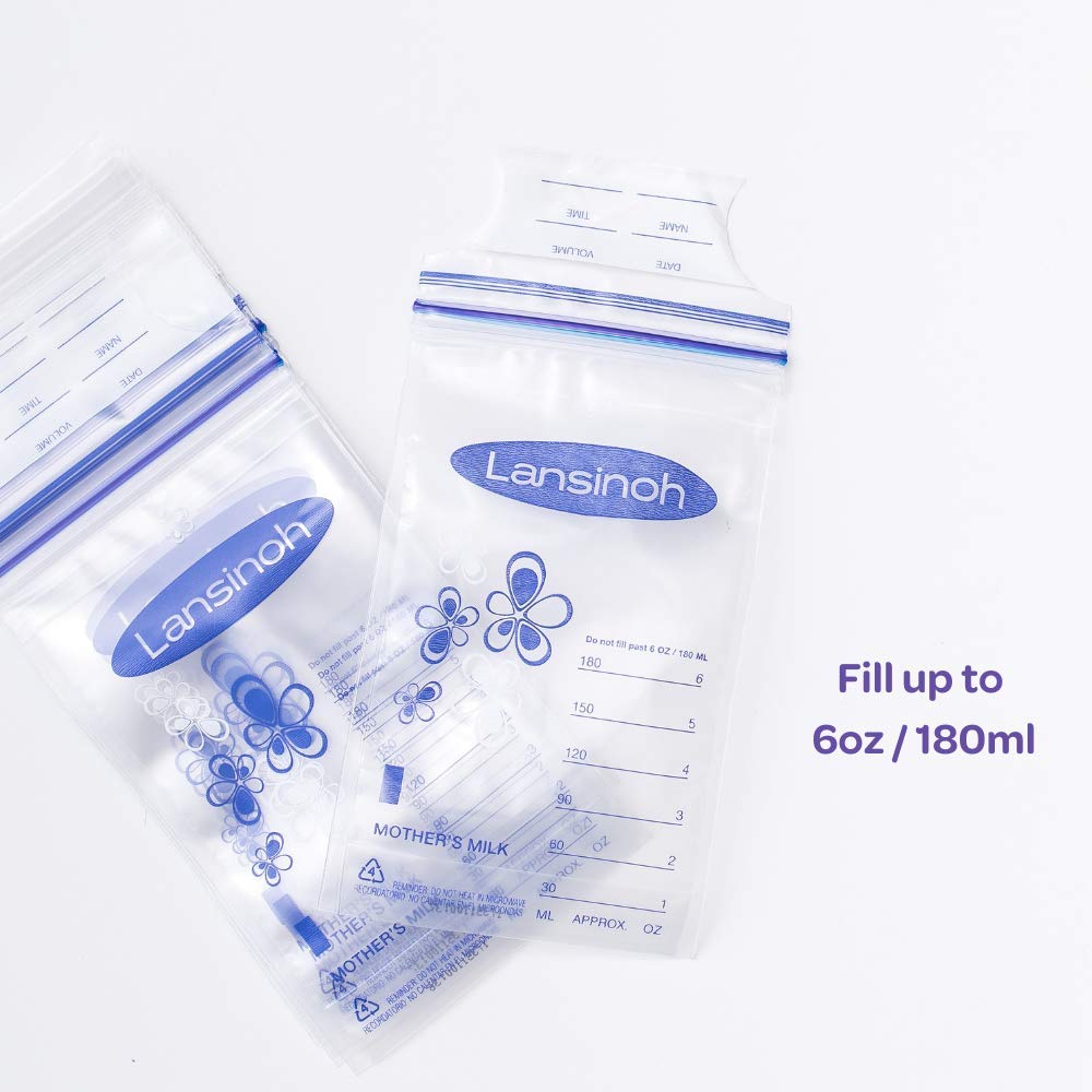 LANSINOH BREAST MILK STORAGE BAG 25CT