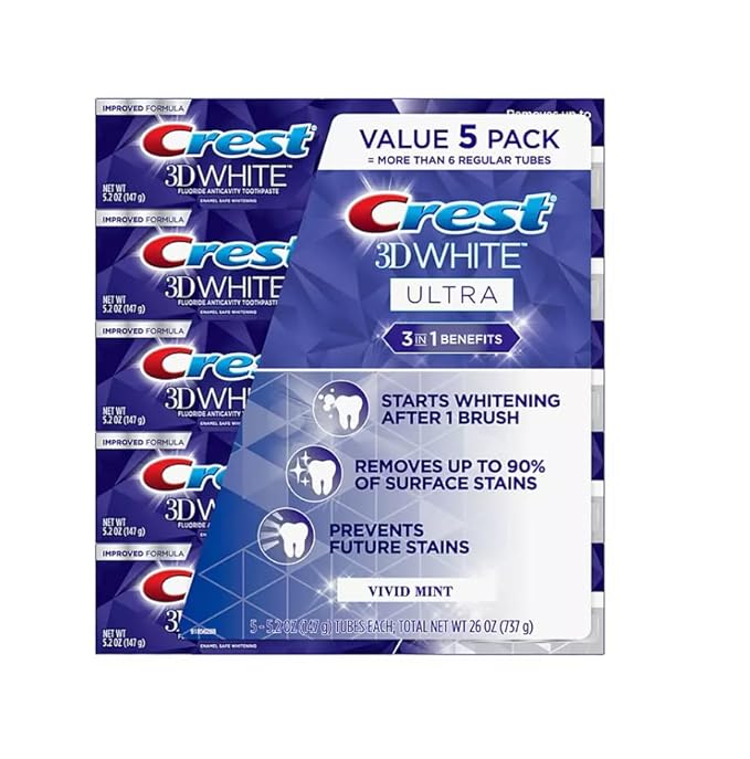 CREST 3D ULTRA WHITE T/P 3OZ