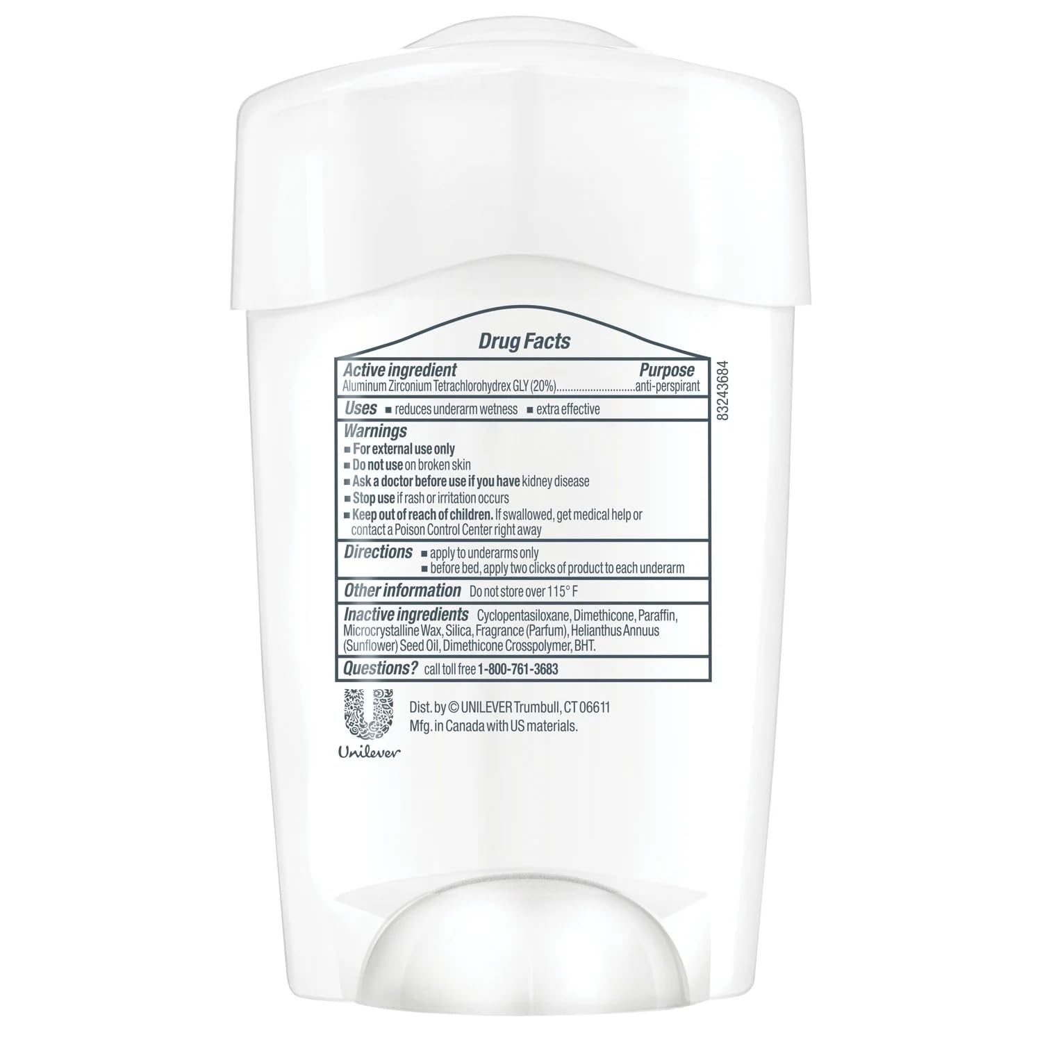 DOVE CLINICAL SOLID COOL ESSENTIAL 1.7OZ