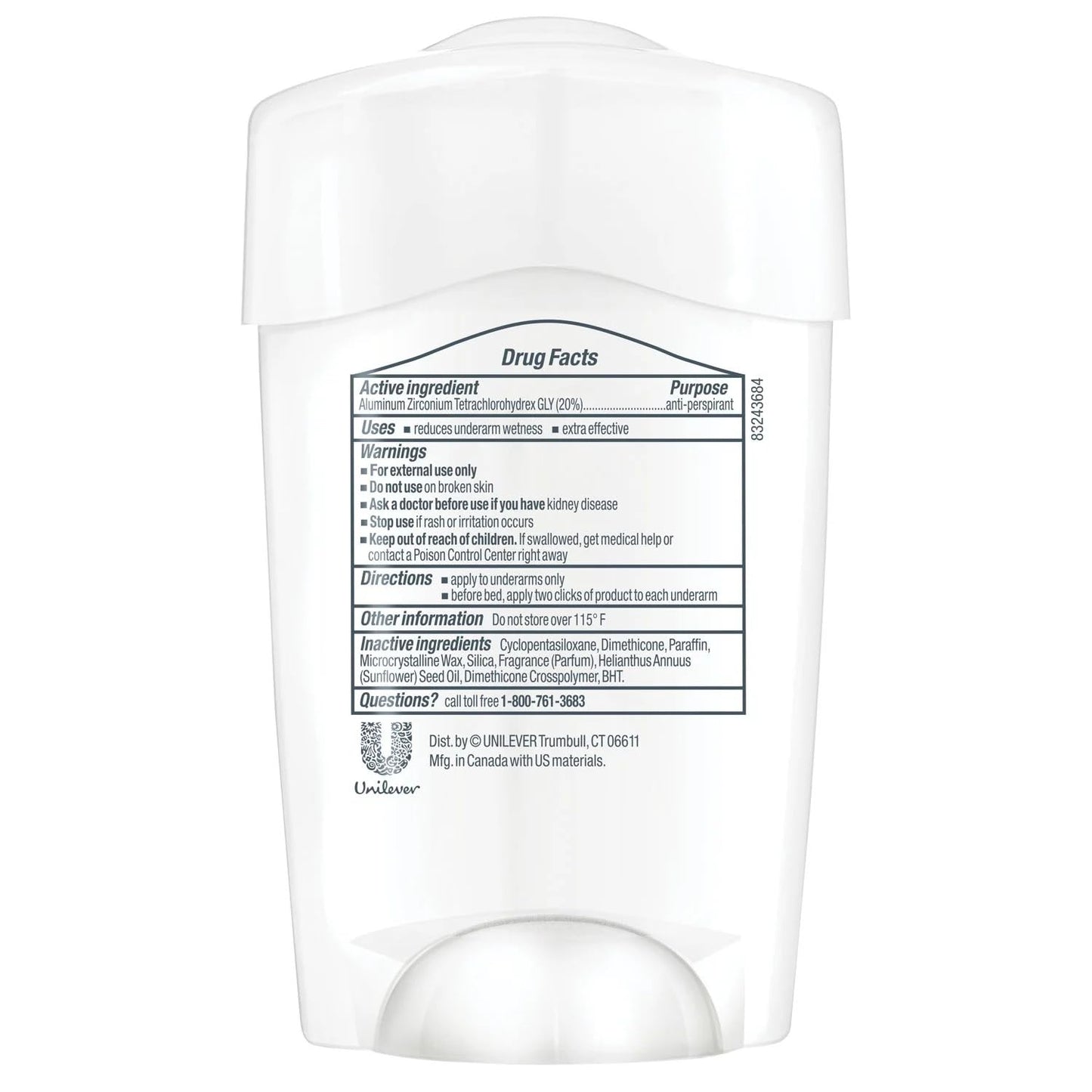 DOVE CLINICAL SOLID CLEAN 1.7OZ