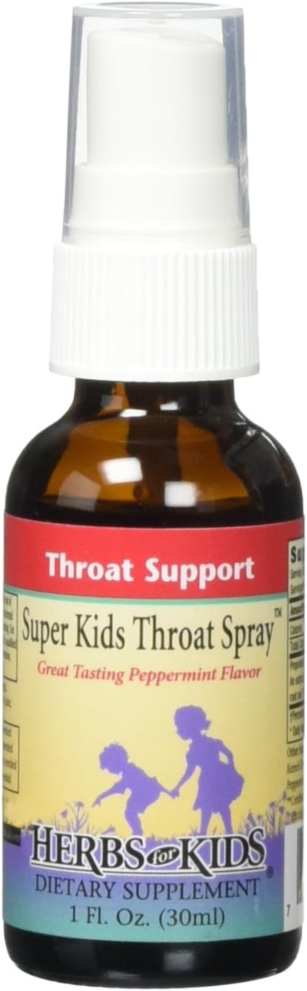 HERBS FOR KIDS THROAT SPRAY,PEPPERMINT