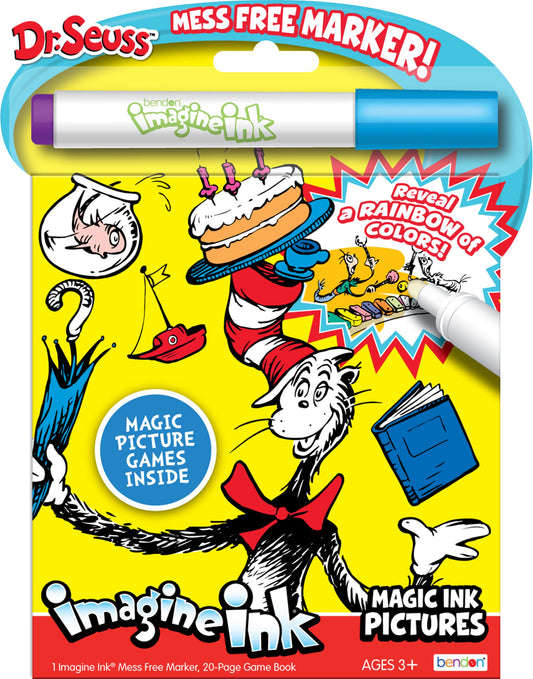 Bendon Imagine Ink Magic Ink Girls Coloring Book - Assorted