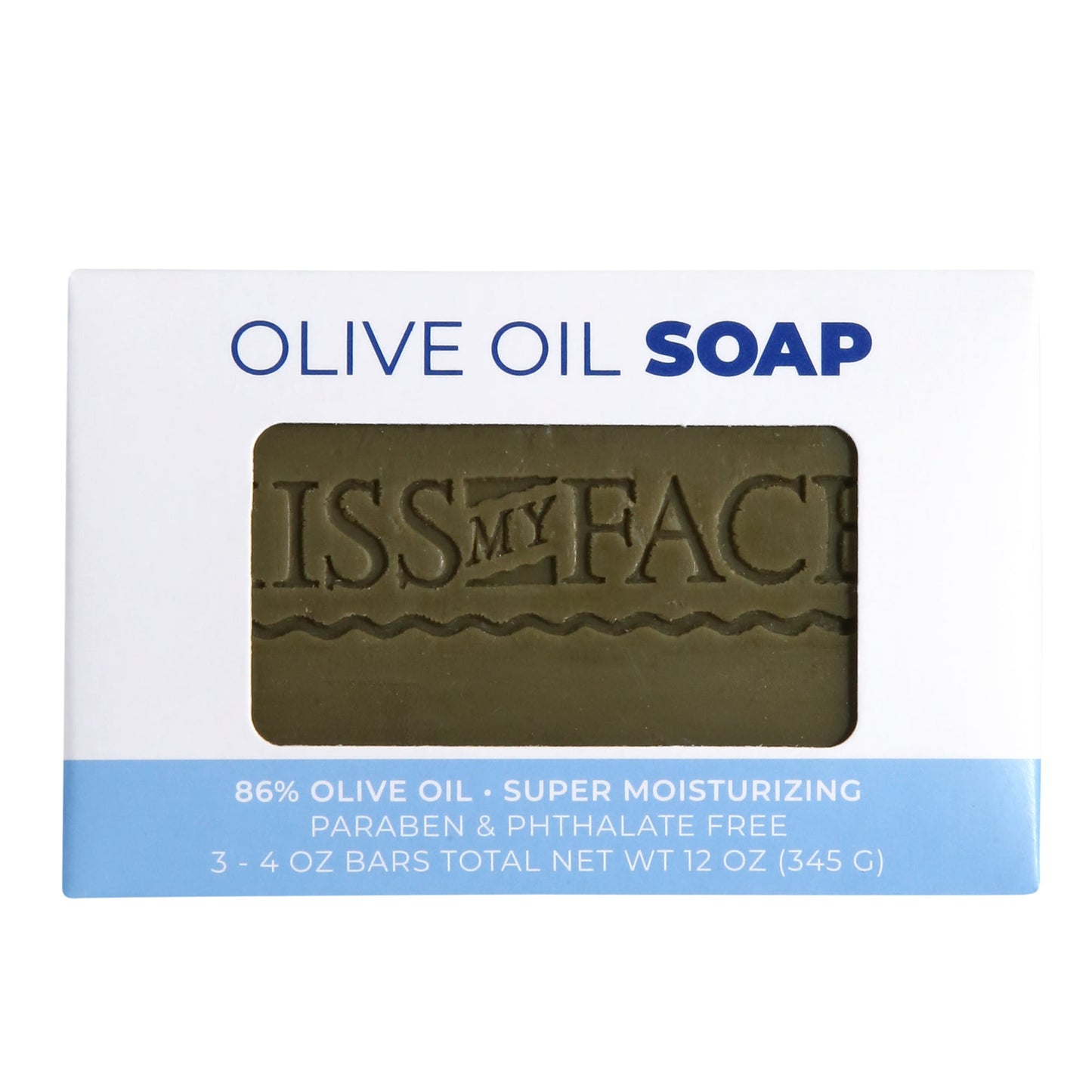KISS MY FACE BAR SOAP,NAKED,OLIVE OIL
