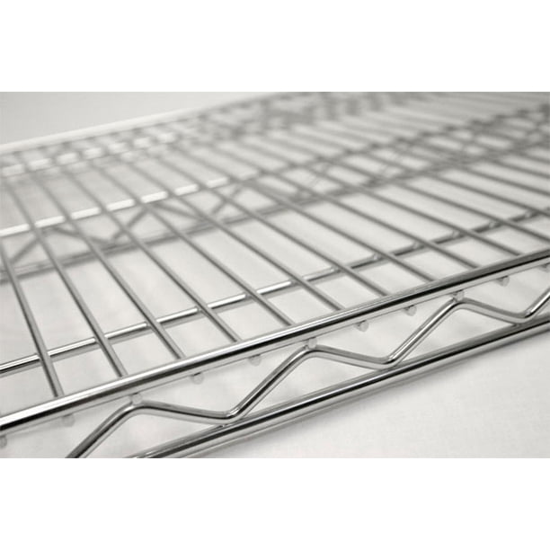 WIRE SHELF 30"X72" CHROME 2 CT DS