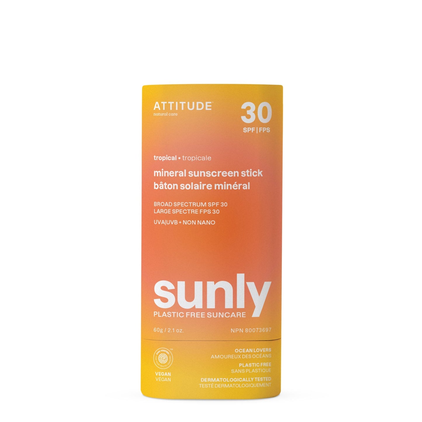 ATTITUDE SUNSCRN STICK,UNSCENTED