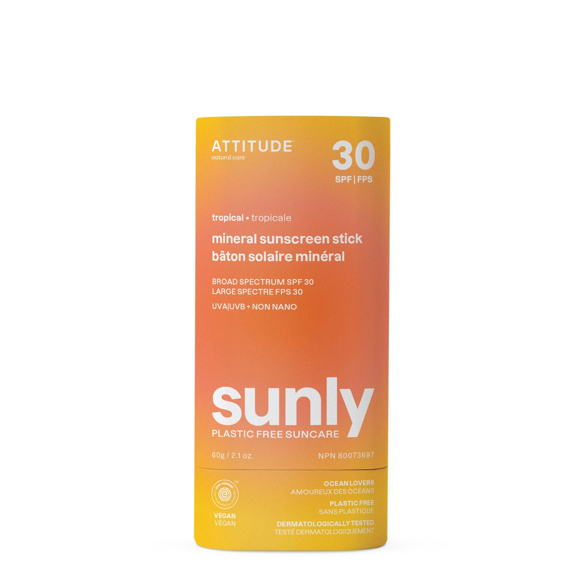 ATTITUDE SUNSCRN STICK,UNSCENTED