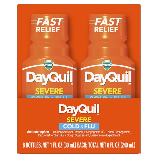 Vicks Dayquil Cold & Flu 8oz Severe
