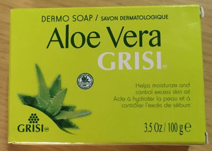 GRISI SOAP SAVILA/ALOE V 3.5 OZ