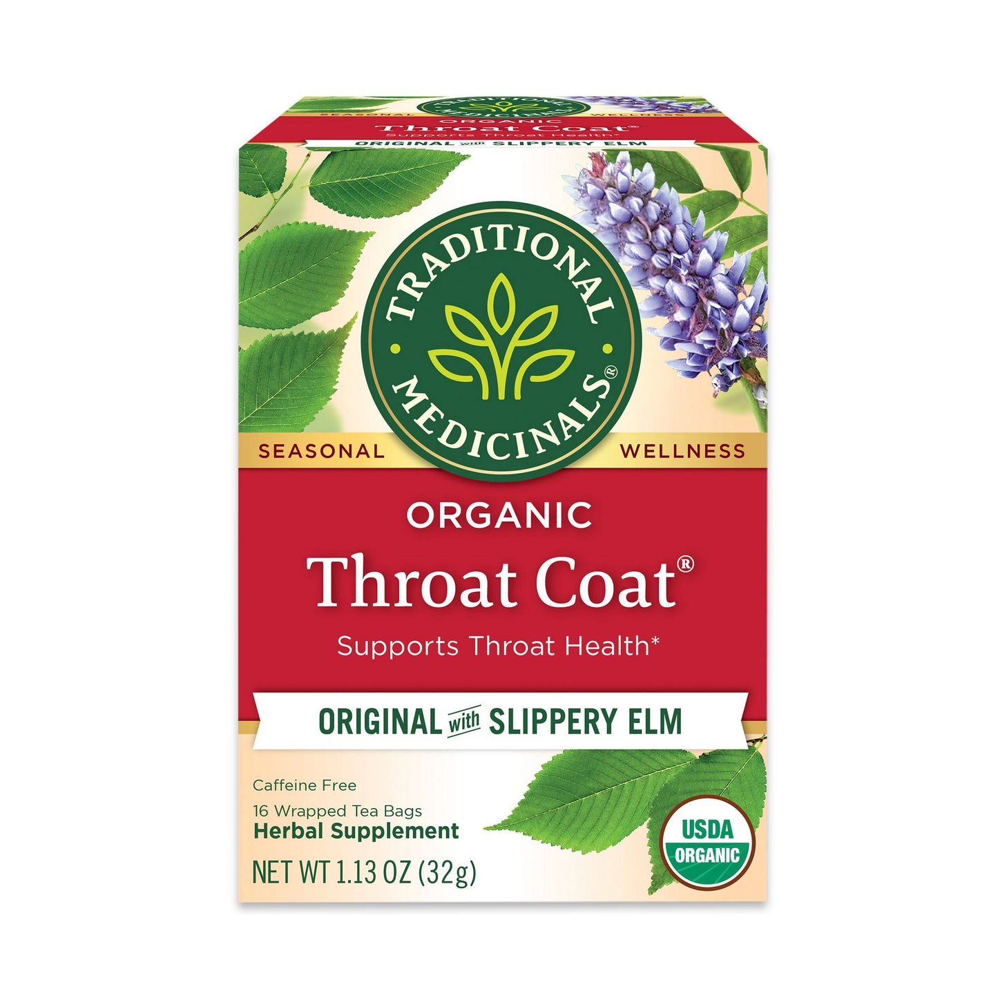TRADITIONAL MEDICINALS TEA,OG2,THRT COAT LMN ECH