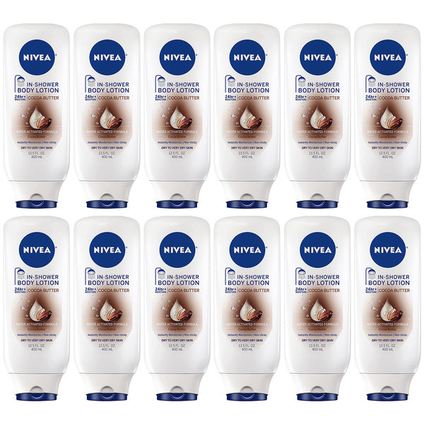 Nivea Lotion In-Shower Cocoa Butter 13.5oz(Dry To Very Dry)