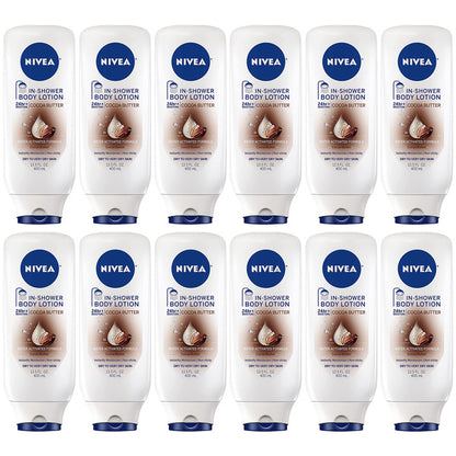 Nivea Lotion In-Shower Cocoa Butter 13.5oz(Dry To Very Dry)