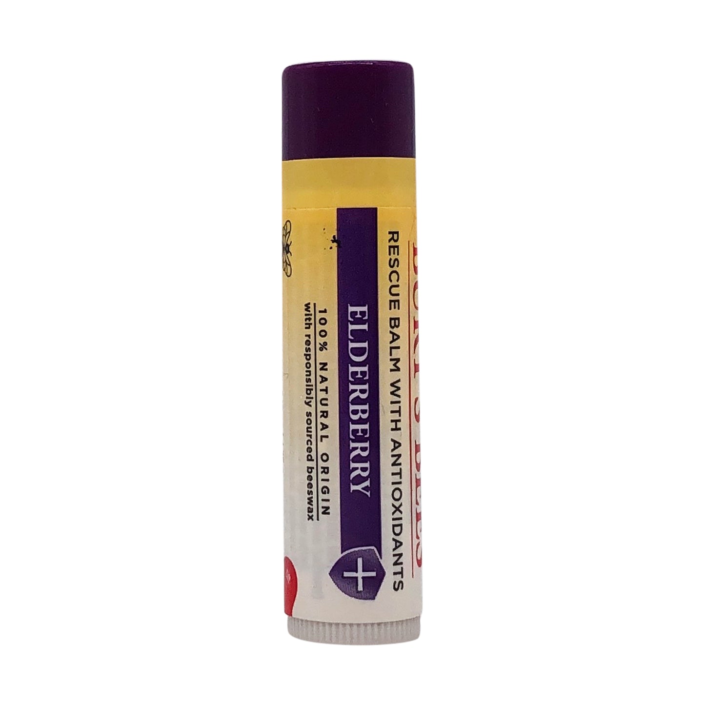 Burt's Bees Rescue Lip Balm - Elderberry, 2 count