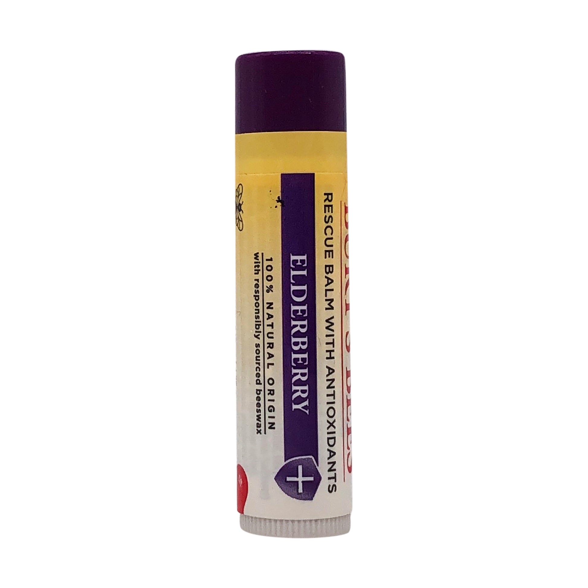 Burt's Bees Rescue Lip Balm - Elderberry, 2 count