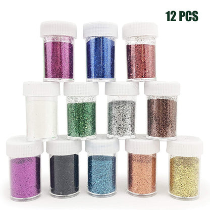 Artskills Glitter Shakers With Glue, 8 Colors