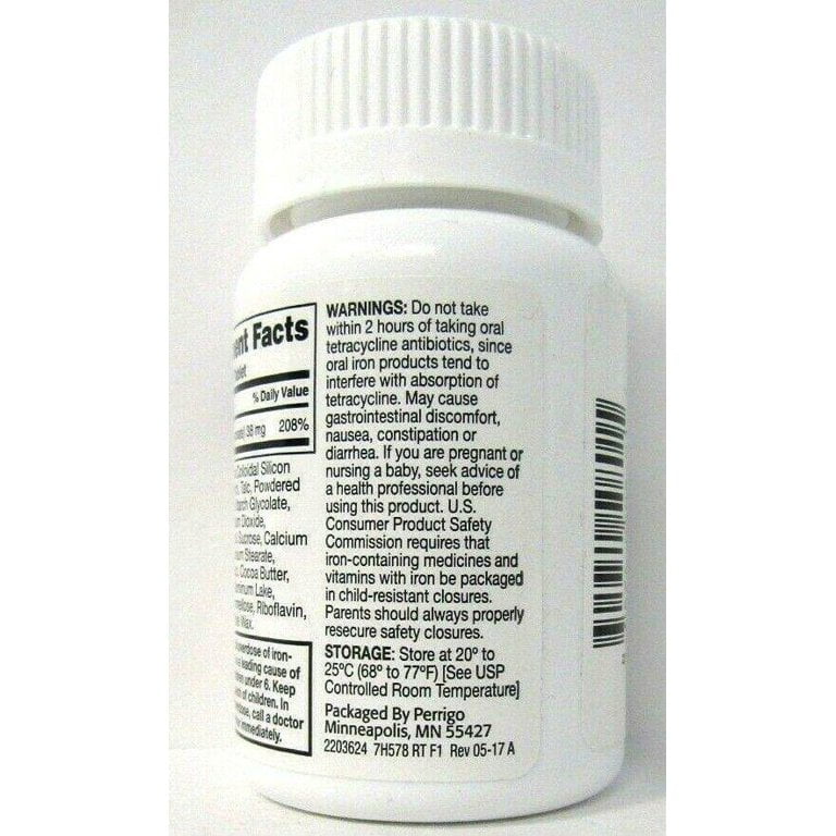FERROUS GLUC 324 MG TAB 1000
