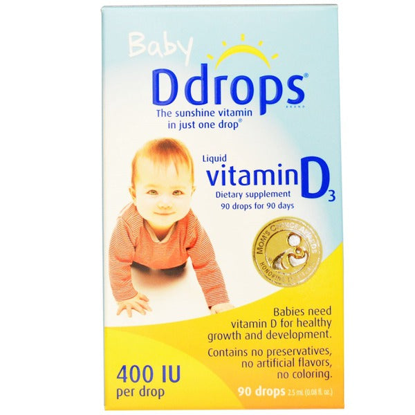 VITAMIN D3 400 IU BABY DROPS 0.31OZ NAT