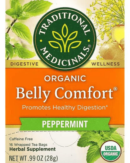 TRADITIONAL MEDICINALS TEA,OG2,BELLY CMFRT,PRMNT