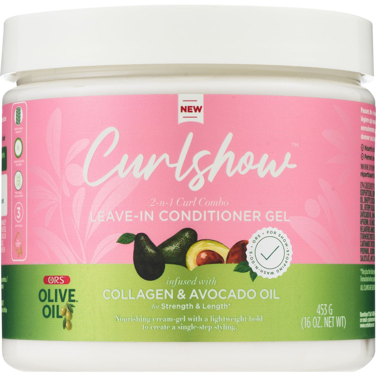 Ors Olive Oil Curlshow Edges And More Hair Gel 6oz Jar