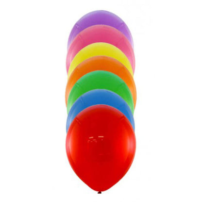 JA-RU Round Balloons - Assorted Colors, 20 count