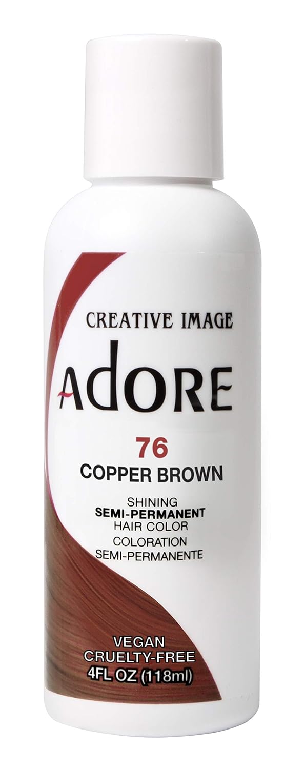 Adore Semi-Permanent Haircolor #076 Copper Brown 4oz
