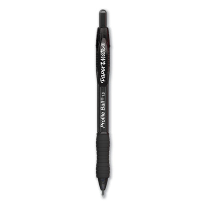 Papermate Profile Metal Ballpoint Pen 2CT Black