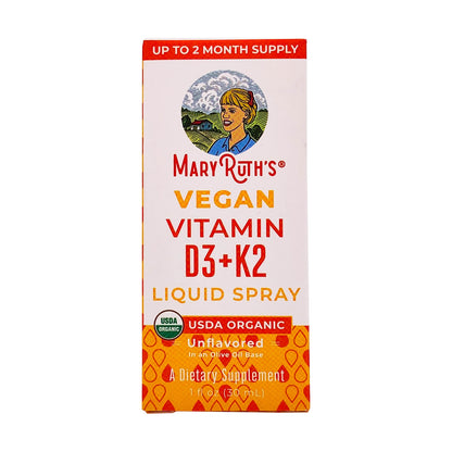 MARY RUTH'S VIT D3 K2 DRP,OG2,TDDLR