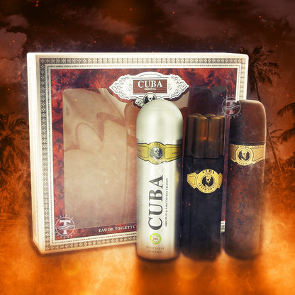 CUBA GOLD SET SE 3PC MENS