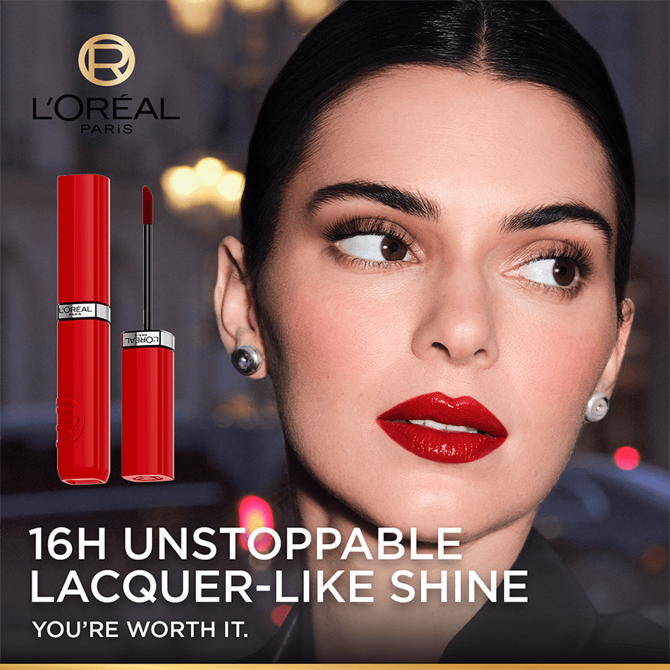 L'ORÉAL PARIS Infallible Lacque Resistance Liquid Lipstick, 215 Drunk In Rose, 0.13 fl oz