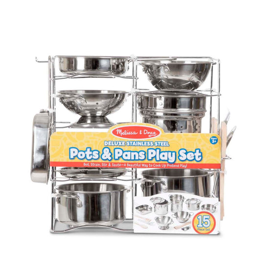 Melissa & Doug Let's Play House! Pots & Pans Set