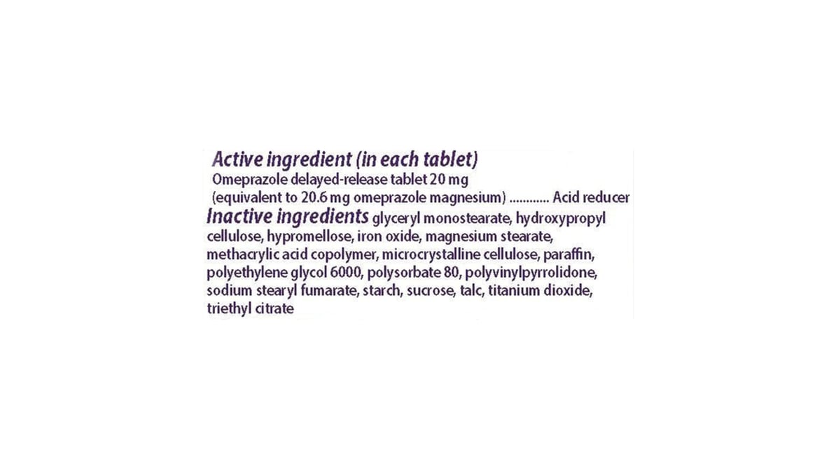 PRILOSEC OTC TB 20MG 28 24HR DR