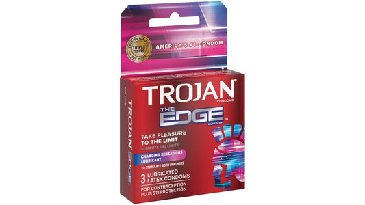 TROJAN THE EDGE CM 10 LUBRICATED