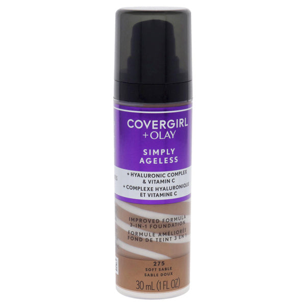 COVERGIRL + Olay Simply Ageless 3-in-1 Liquid Foundation - 275 Soft Sable
