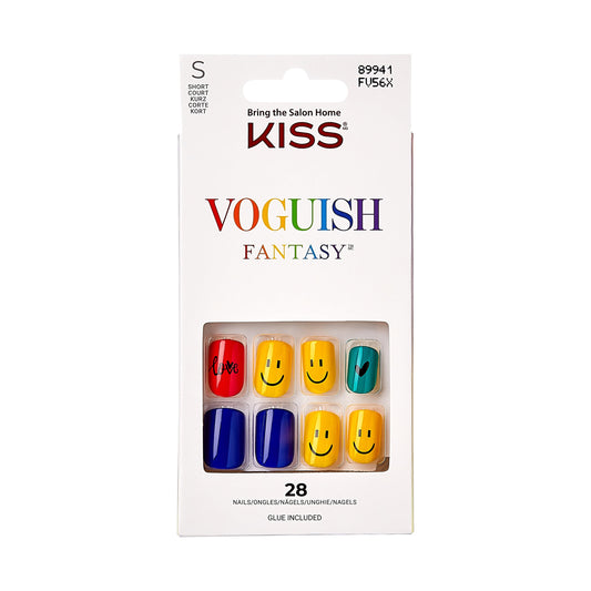 Kiss Voguish Fantasy Press On Glue Nails - Fashspiration
