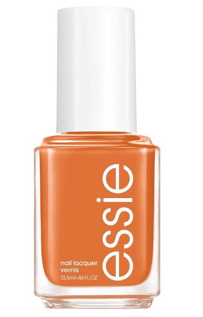 essie salon-quality nail polish, vegan, summer 2024, orange, sol searching, 0.46 fl oz