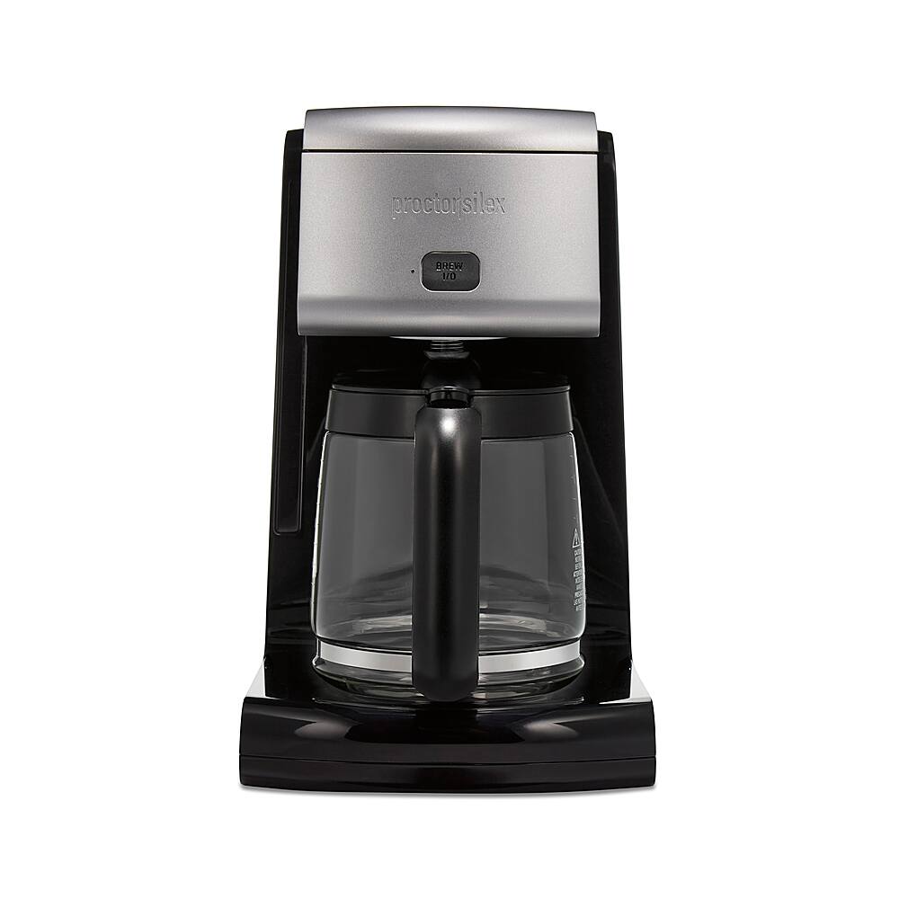 Proctor Silex Front Fill Compact 12 Cup Coffee Maker - Black