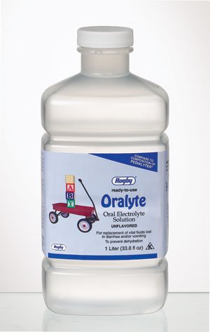 ORALYTE UNFLAVORED ORAL SOL 33.8OZ