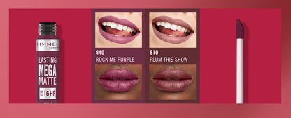 Rimmel London Lasting Mega Matte Liquid Lipstick - 510 Fire Starter