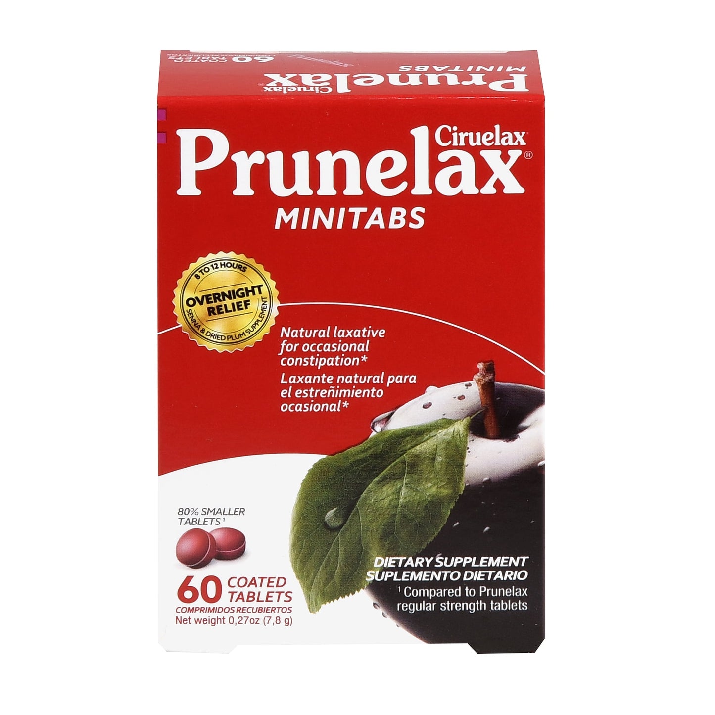 PRUNELAX TB 25MG 60