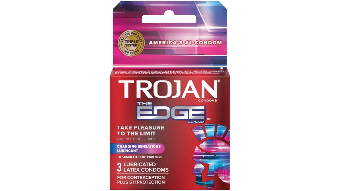 TROJAN THE EDGE CM 10 LUBRICATED