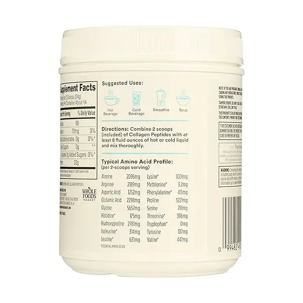 Collagen Peptides; Unflavored