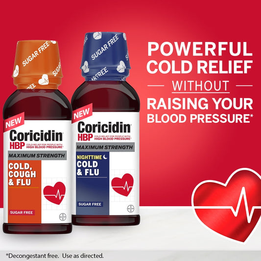 CORICIDIN HBP S/F CLD COUGH FLU LIQ 12OZ