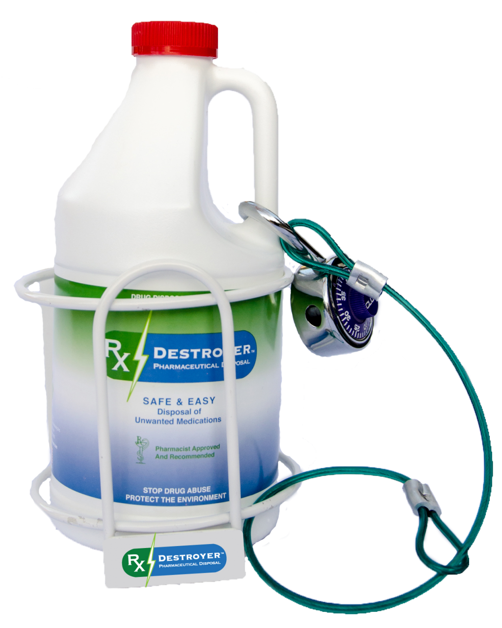 RX DESTROYER LOCK BOX 1GAL DSHP