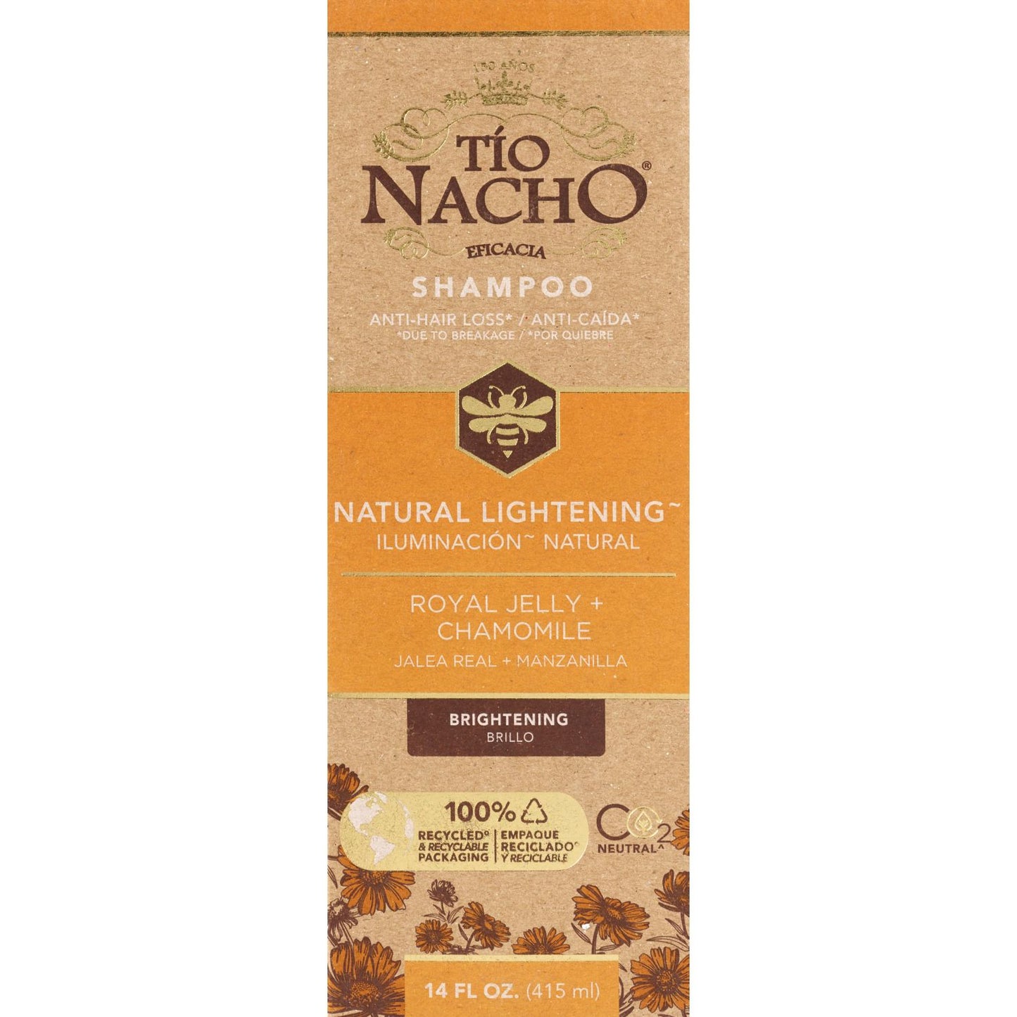 Tio Nacho Natural Lightening and Volumizing Shampoo