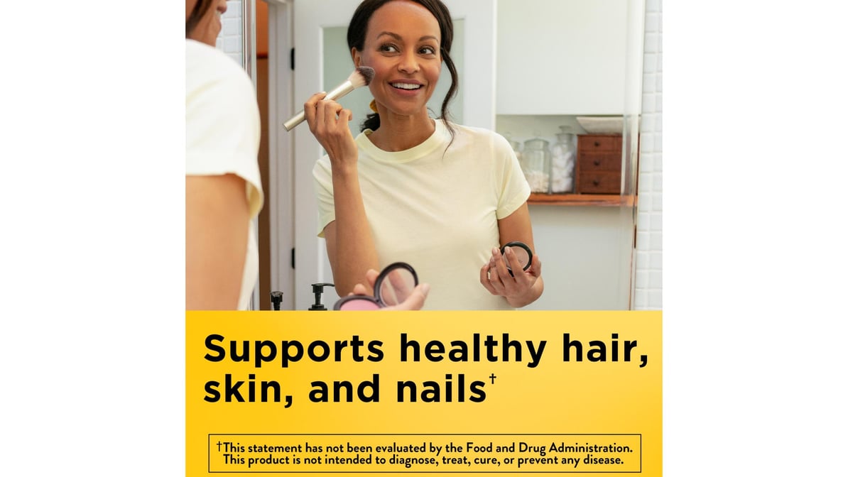 HAIR SKIN NAIL GUMMIES 90CT NAT MADE