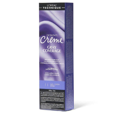 Loreal Excel Creme Color #4.4 Dark Copper Brown 1.74oz