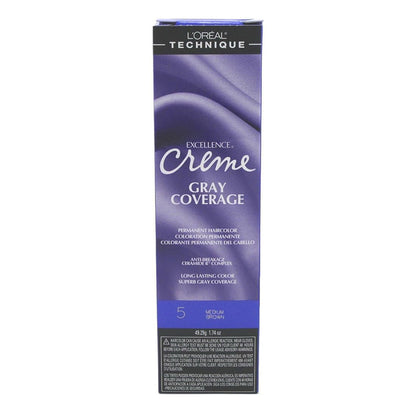Loreal Excel Creme Color #5 Medium Brown 1.74oz