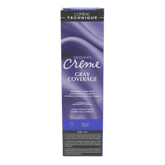 Loreal Excel Creme Color #5 Medium Brown 1.74oz